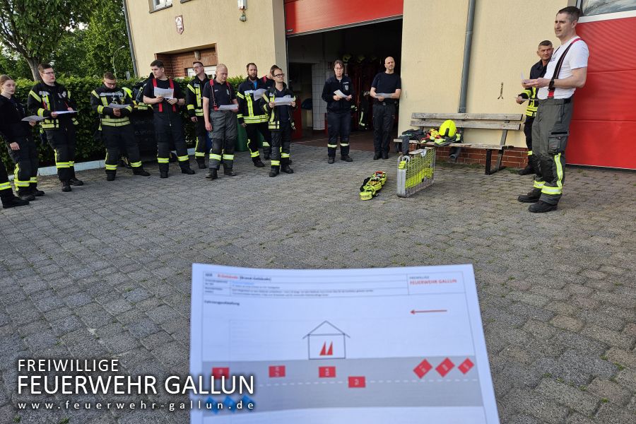 Ausbildung mit der Feuerwehr Mittenwalde